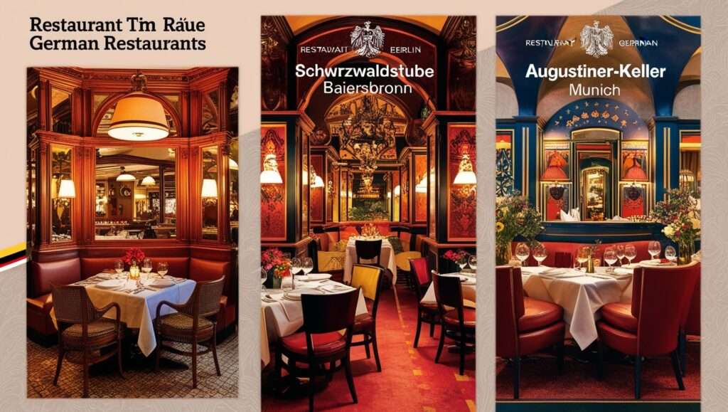 best German restaurants, fine dining Germany