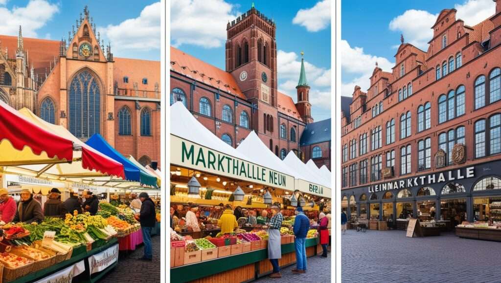 food markets Germany, German street food)