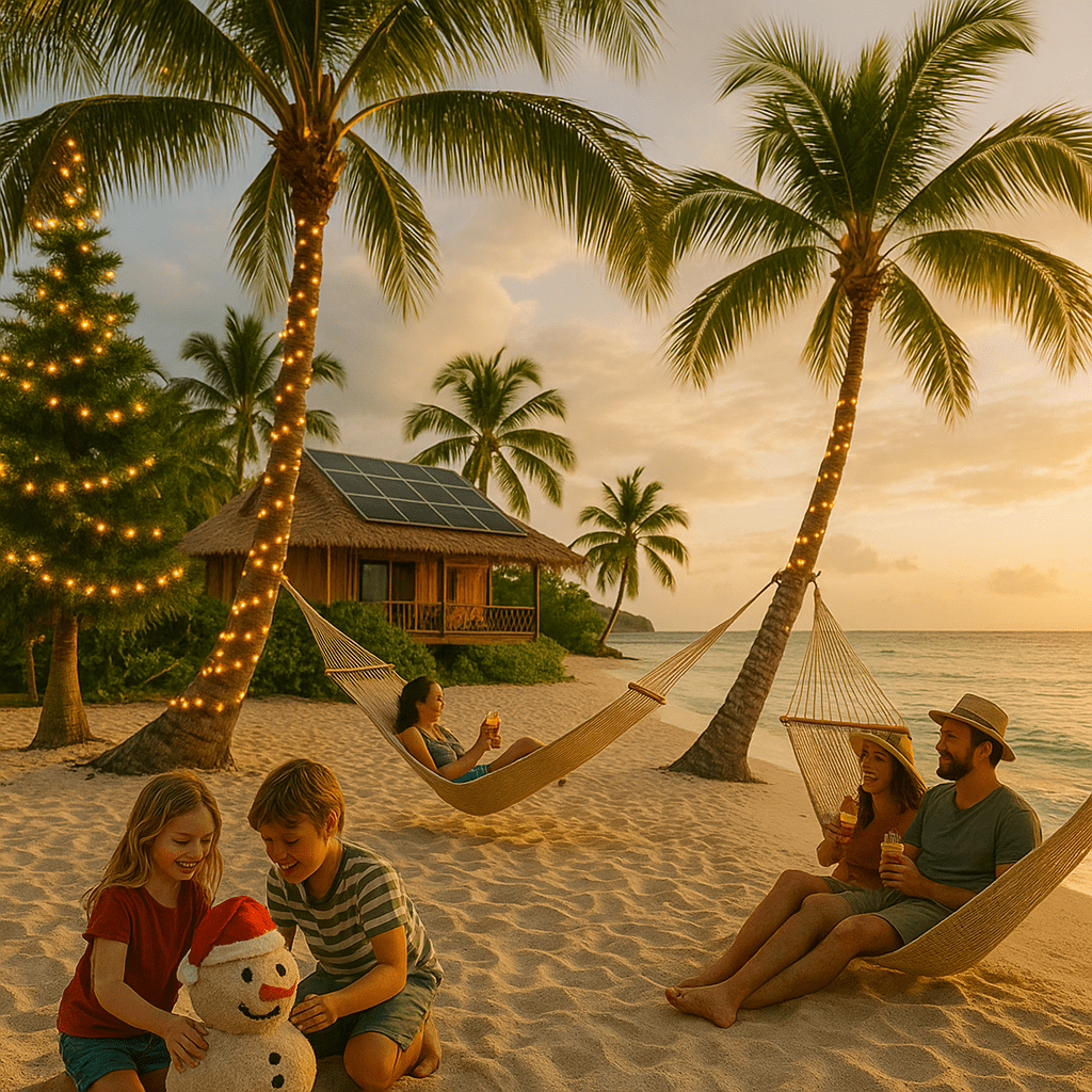 Christmas Travel Guide Tropical Christmas by the sea - Sustainable Warm Getaway