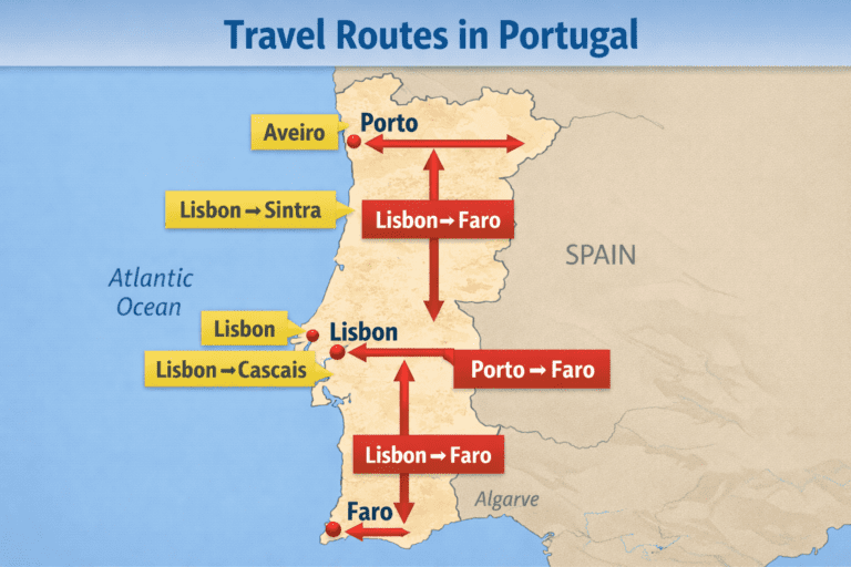 Portugal - Train vs Flight