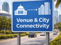 Venue and city connectivity